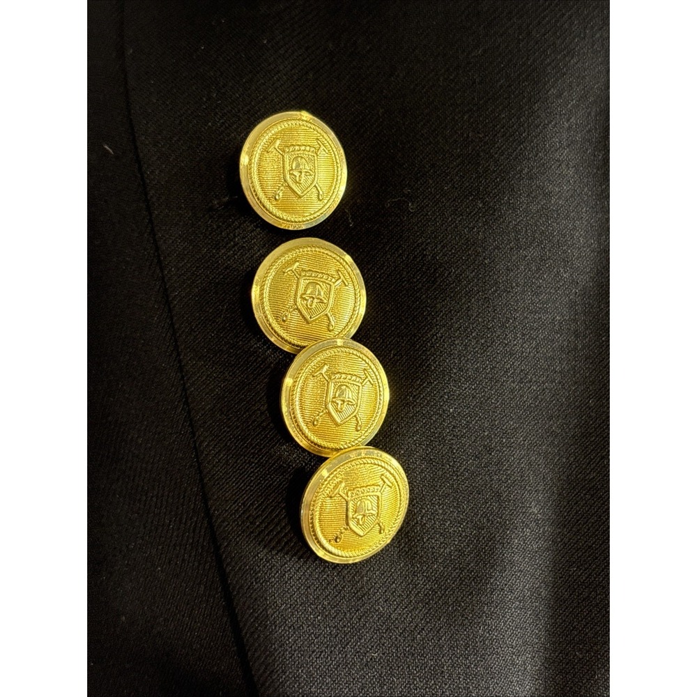 POLO RALPH LAUREN Wool Blend Gabardine Sport Coat, Navy, Size‎ 46 R NWOT -$400 - Picture 3 of 8
